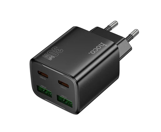 СЗУ Hoco N56 Fundador PD30W four-port (2USB-A/2C) Black