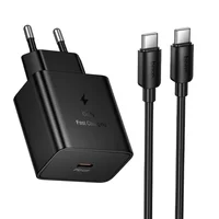 СЗУ Hoco N77 Star PD45W (1USB-C) + кабель Type-C to Type-C Black