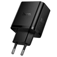 СЗУ Hoco N75 Grande 65W QC+PD (1USB-A/2C) Black