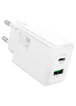 СЗУ Hoco N71 Nuevo PD30W+QC3.0 (1USB-A/1C) White