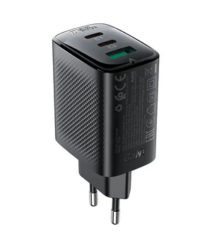 СЗУ Acefast A108 GaN PD67W (1USB-A/2C) Black