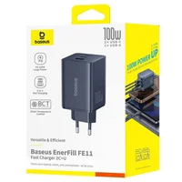СЗУ Baseus EnerFill FE11 Fast Charger 100W (1USB-A/2C) (P101821) Cosmic Black
