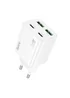 СЗУ Hoco N55 Fundador PD20W four-port (2USB-A/2C) White