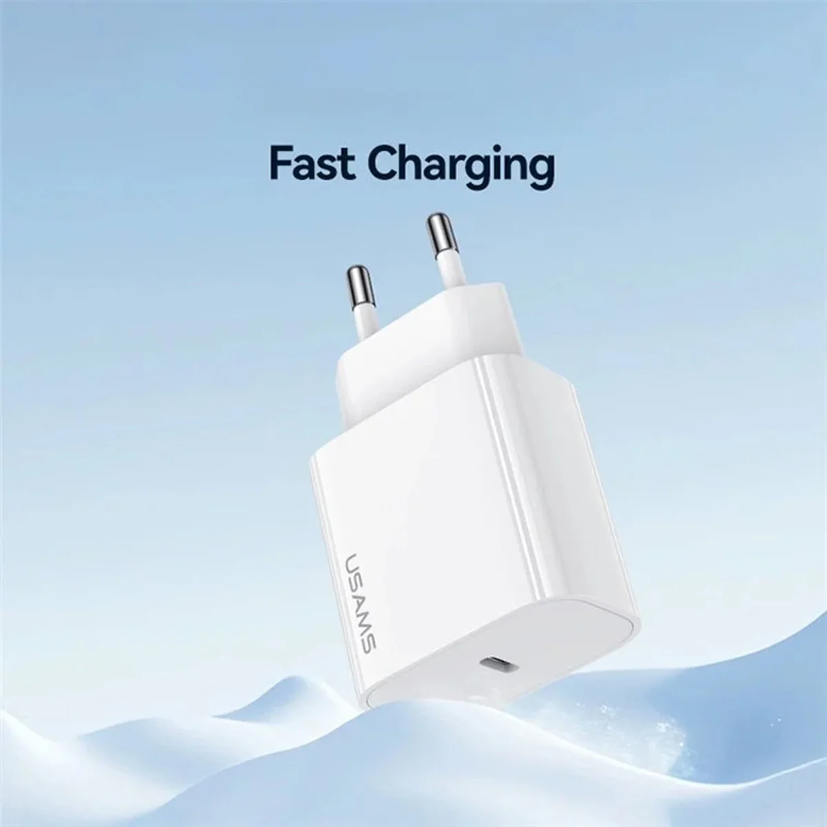 СЗУ Usams US-OYXLTZ01 CC226 PD20W + SJ711 60W Type-C to Type-C Yi Series White