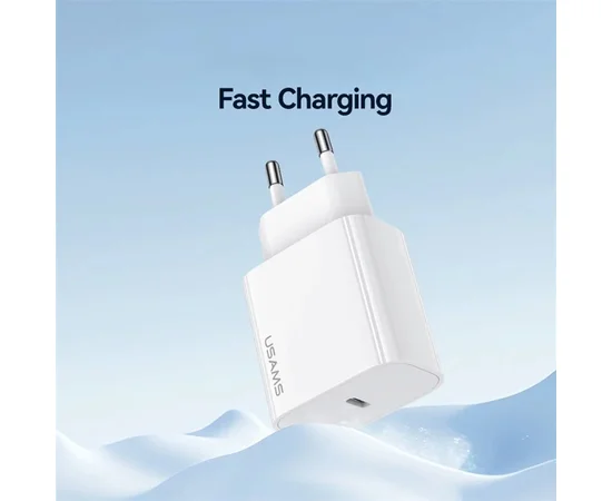 СЗУ Usams US-OYXLTZ01 CC226 PD20W + SJ711 60W Type-C to Type-C Yi Series White