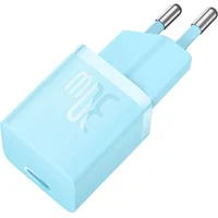 СЗУ Baseus GaN5 Fast Charger (mini) 30W (1USB-C) + кабель Type-C to Type-C (P10110902) Galaxy Blue