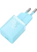 СЗУ Baseus GaN5 Fast Charger (mini) 30W (1USB-C) + кабель Type-C to Type-C (P10110902) Galaxy Blue