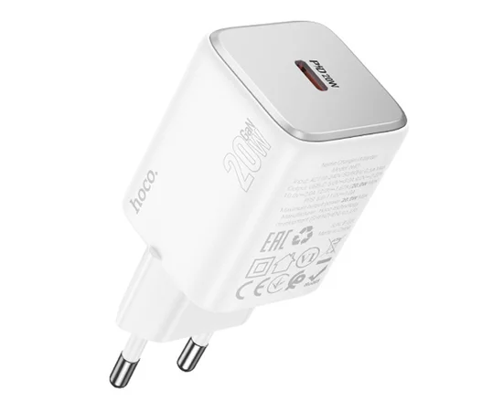 СЗУ Hoco N40 Mighty 1C PD20W White