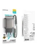 СЗУ Borofone BAS54A Absolute PD20W+QC3.0 (1USB-A/1C) + Type-C to Lightning Black