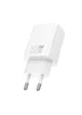 СЗУ Hoco N63 Gentle PD30W+QC3.0 (1USB-A/1C) + кабель Type-C to Lightning White