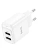 СЗУ Hoco C141A Smart 2.1A (2USB-A) White