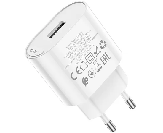 СЗУ Hoco C109A Fighter 10.5W (1USB-A) White