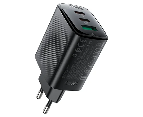 СЗУ Acefast A108 GaN PD67W (1USB-A/2C) Black