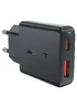 СЗУ Acefast A69 PD30W GaN (USB-C+USB-A) Black