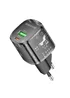 СЗУ Borofone BN17 Sunlight PD20W+QC3.0 (1USB-A/1C) Transparent black