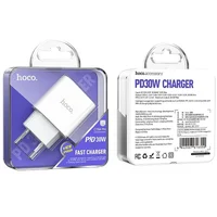 СЗУ Hoco C76A Pro Majestic PD30W (1C) White