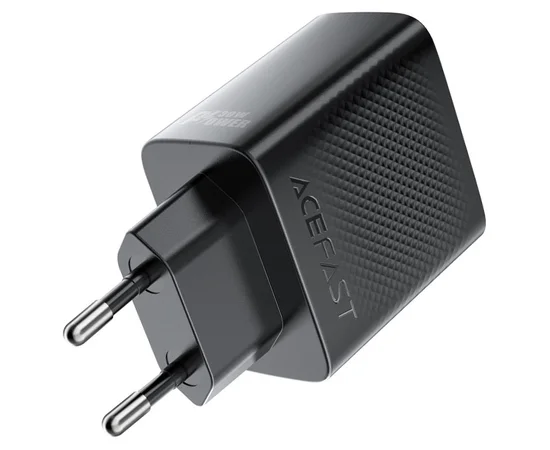 СЗУ Acefast A110 GaN With Retractable Cable Type-C PD30W (1USB-C) Black