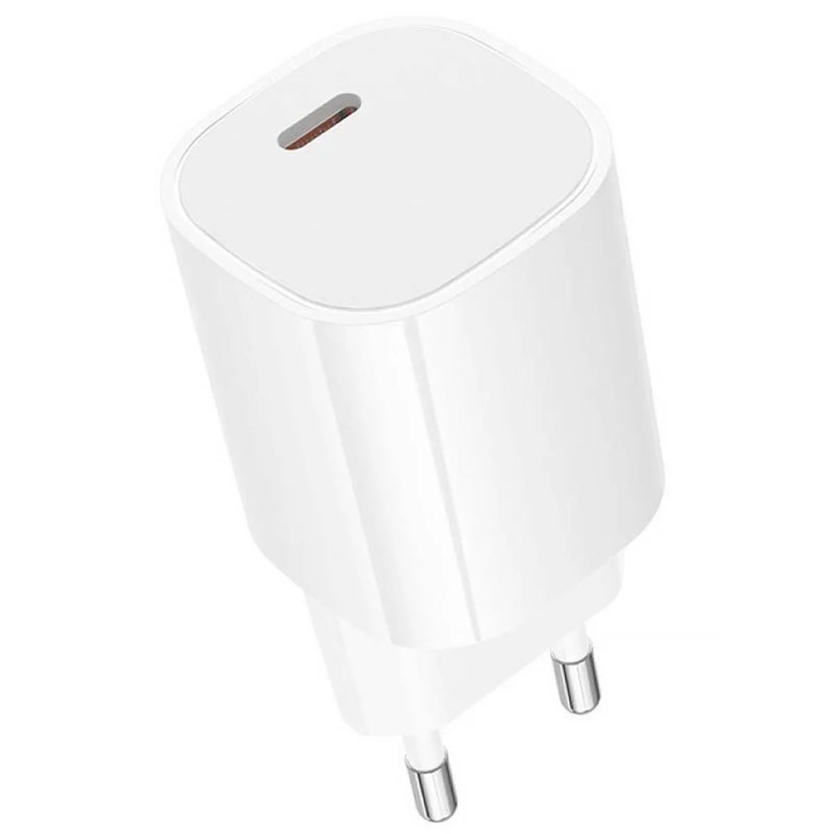 СЗУ Borofone BA103A Pudding PD20W (1USB-C) + кабель Type-C to Lightning White