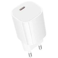 СЗУ Borofone BA103A Pudding PD20W (1USB-C) + кабель Type-C to Lightning White