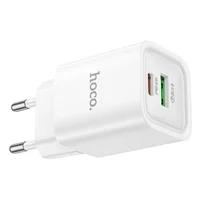 СЗУ Hoco C149A Charm PD30W+QC3.0 (1USB-A/1C) White