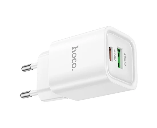 СЗУ Hoco C149A Charm PD30W+QC3.0 (1USB-A/1C) White