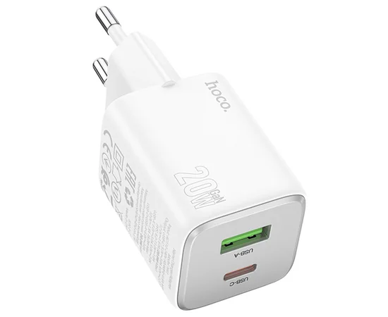 СЗУ Hoco N41 Almighty PD20W+QC3.0 White