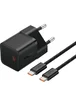 СЗУ Baseus GaN5 Fast Charger (mini) 1C 20W + Type-C to Type-C (P10110900113) Cluster Black