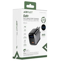 СЗУ Acefast A135 PD40W GaN (1USB-C) Black