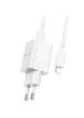 СЗУ Borofone BN14 Royal PD30W+QC3.0 (1USB-A/1C) + кабель Type-C to Lightning White