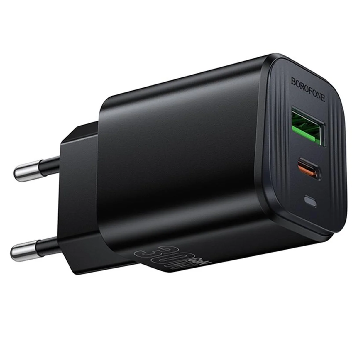 СЗУ Borofone BAS85A Star PD30W+QC3.0 (1USB-A/1C) Black