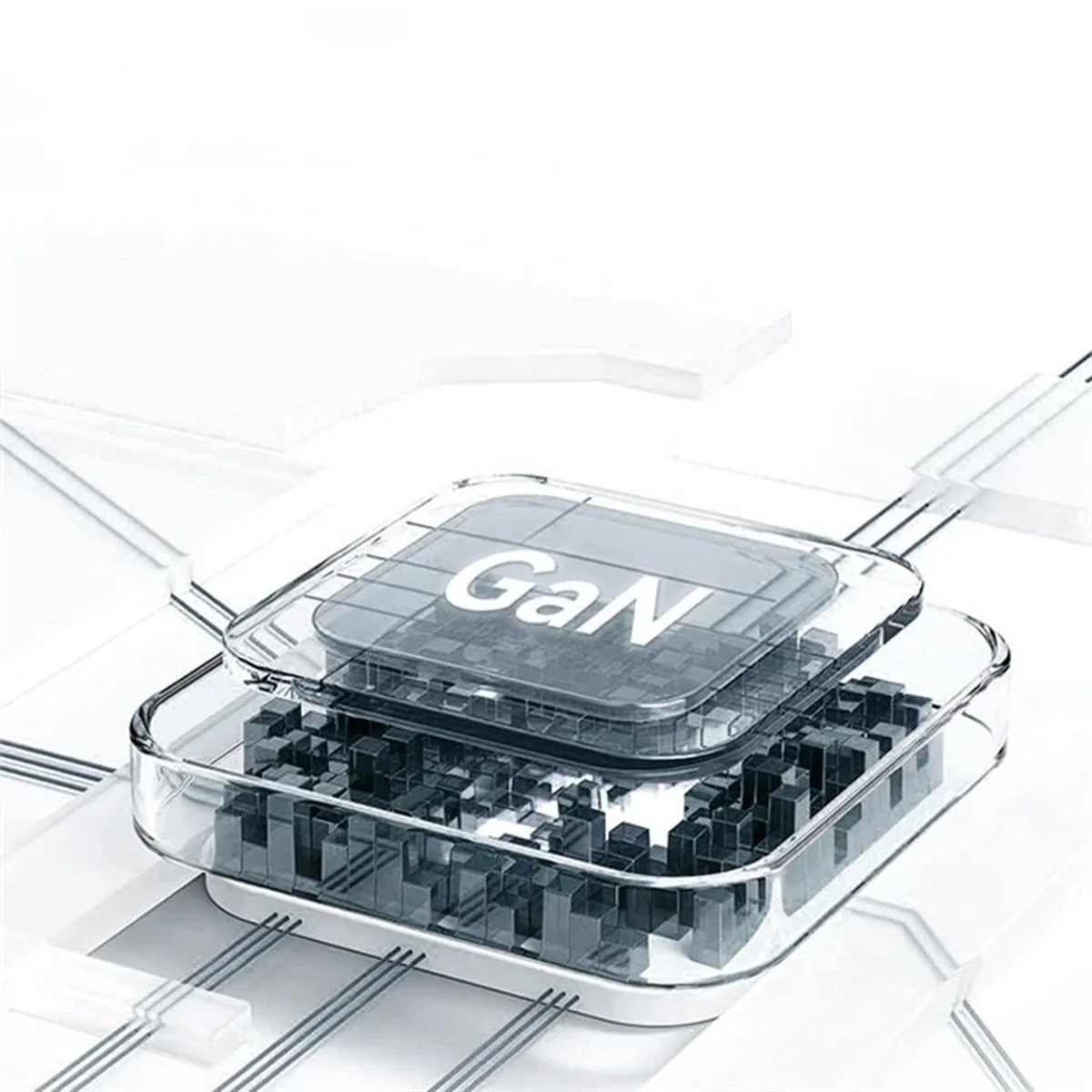 СЗУ Usams US-CC202 GaN With Type-C Magnetic Retractable Cable Module XMF Ser. 35W (2USB-C) White