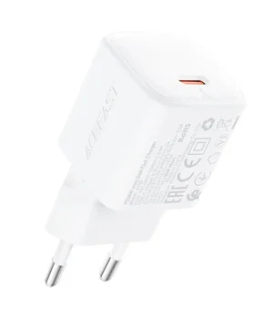 СЗУ Acefast A118 PD30W GaN (1USB-C) White