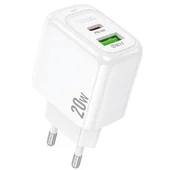 СЗУ Hoco CS54A Surplus PD20W+QC3.0 (1USB-A/1C) White
