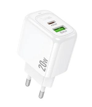 СЗУ Hoco CS54A Surplus PD20W+QC3.0 (1USB-A/1C) White