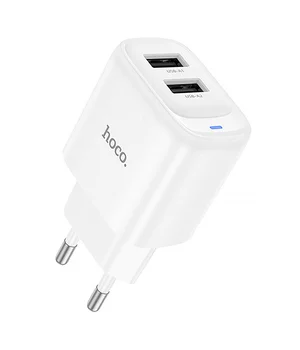 СЗУ Hoco C141A Smart 2.1A (2USB-A) White