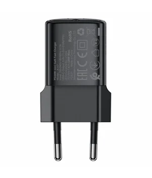 СЗУ Acefast A117 mini PD20W GaN (1USB-C) Black
