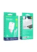 СЗУ Borofone BN7 PD20W+QC3.0 (1USB-A/1C) + кабель Type-C to Type-C White