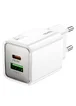 СЗУ Hoco N46 Glorious PD20W+QC3.0 (1USB-A/1C) White