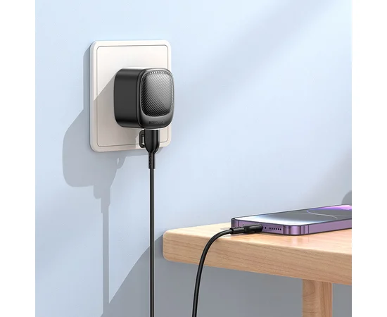 СЗУ Borofone BAS21A Special (2A) + Lightning Black