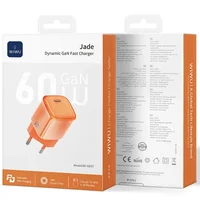 СЗУ WIWU G037 Jelly PD60W GaN (1USB-C) Orange