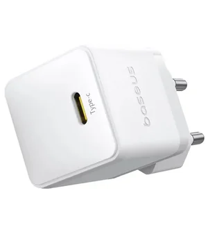 СЗУ Baseus Palm Fast Charger 20W (1USB-C) + кабель Type-C to Type-C (P10111602) Moon White
