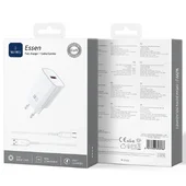 СЗУ WIWU G006 Essen QC3.0 18W GaN (1USB-A) + кабель USB to Type-C White