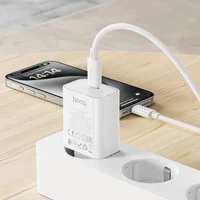 СЗУ Hoco C143A Benefit PD20W (1USB-C) White