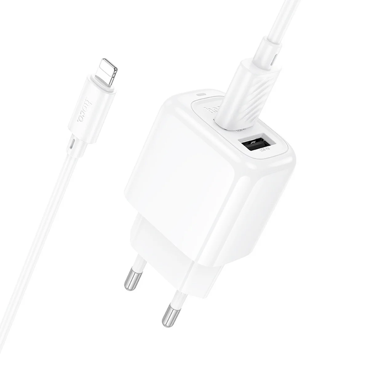 СЗУ Hoco CS51A Surplus (2USB-A) + кабель USB to Lightning White