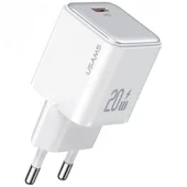 СЗУ Usams US-CC183 PD30W 1C + US-SJ610 Type-C to Lightning PD YX Series White