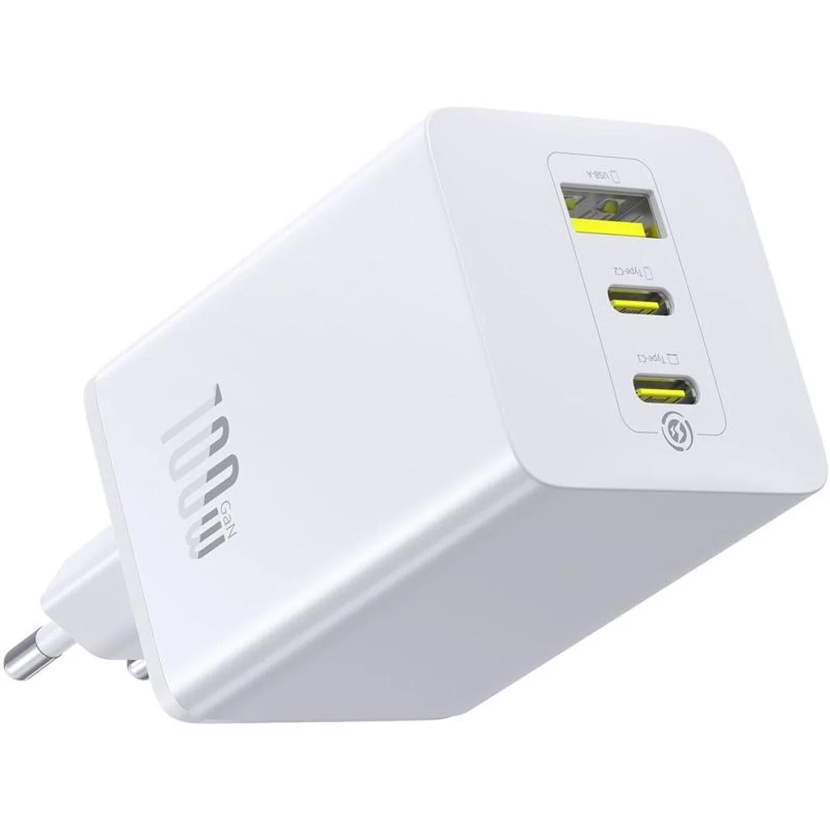 СЗУ Baseus EnerFill FE11 Fast Charger 100W (1USB-A/2C) (P101821) Moon White