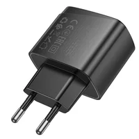 СЗУ Hoco CS62A Bright PD45W (2USB-C) Black