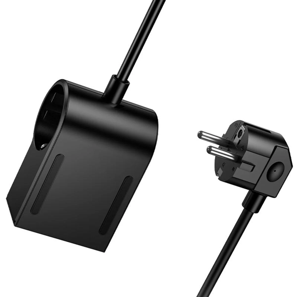 СЗУ Hoco AC33 Win 1 position 30W QC+PD (1USB-A/2C/1Socket) (1.5m) Black