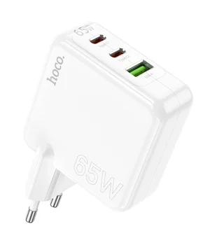 СЗУ Hoco C115A Header PD65W (2C1A) White