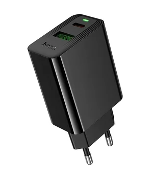 СЗУ Hoco CS94A Leader PD20W+QC3.0 (1USB-A/1C) Black
